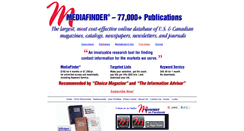Desktop Screenshot of mediafinder.com